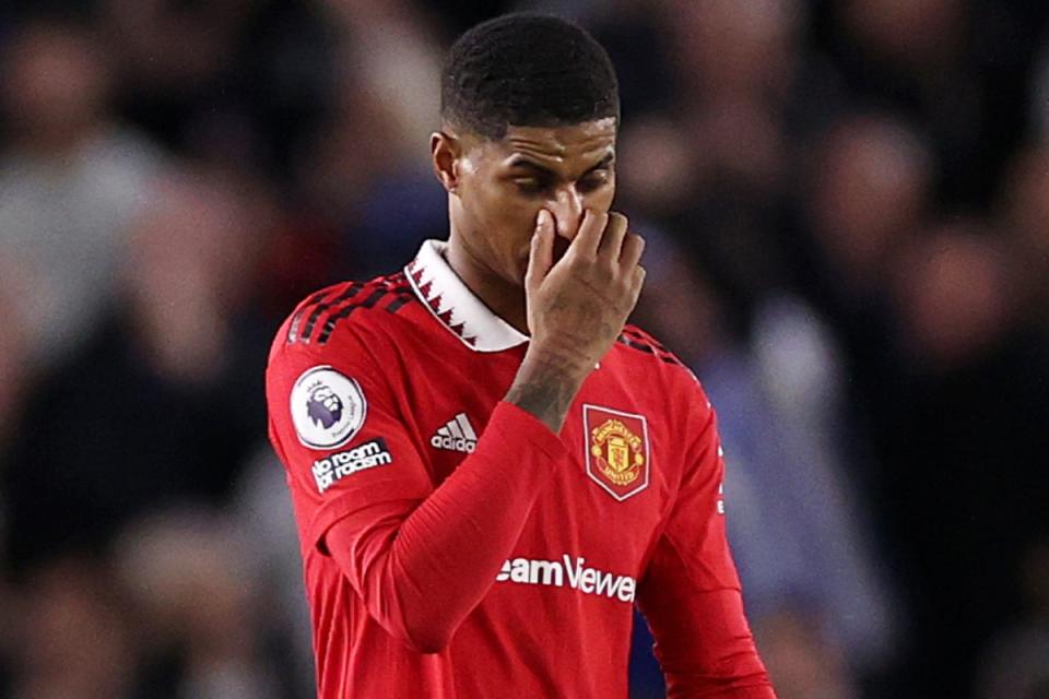 Potential boost: Marcus Rashford should return for Manchester United against Chelsea (Getty Images)