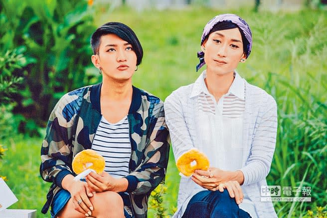 陳竹昇（右）和舞炯恩演技了得，電影入選許多國際影展。