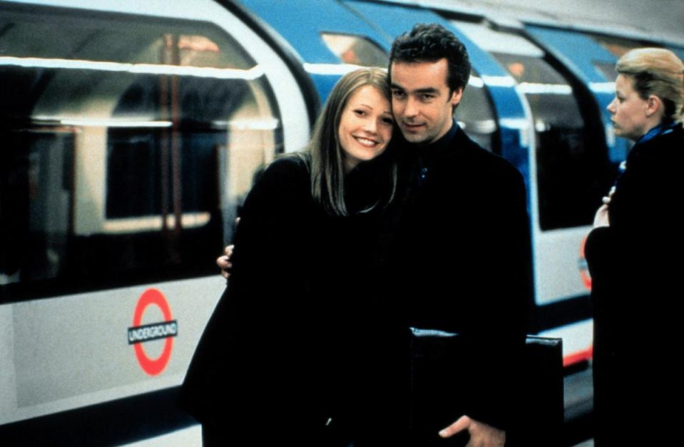 Gwyneth Paltrow and John Hannah in the 1998 rom-com Sliding Doors (Intermedia)