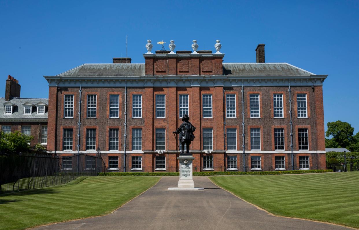 Kensington Palace is pictured in London on May 19, 2018. (Photo by Joel Ford / AFP)        (Photo credit should read JOEL FORD/AFP via Getty Images)