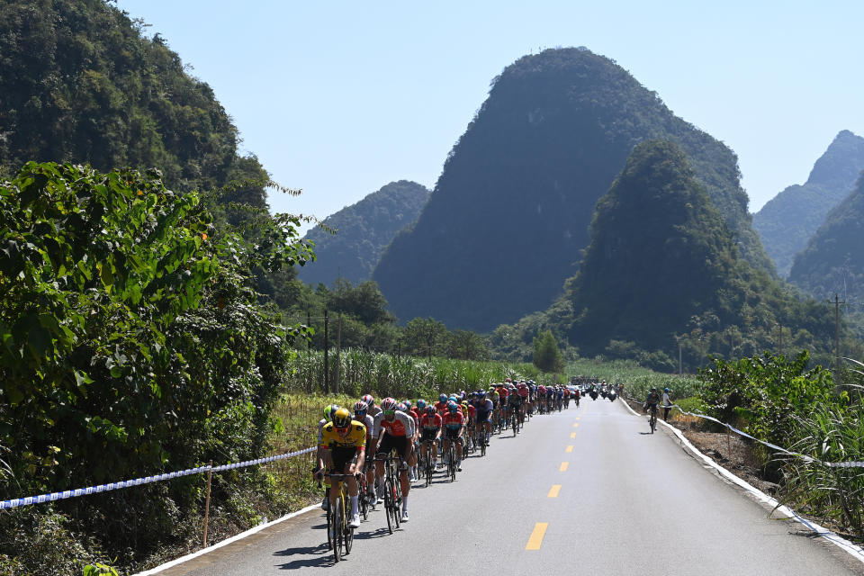 What a backdrop. (Tim de Waele/Getty Images)