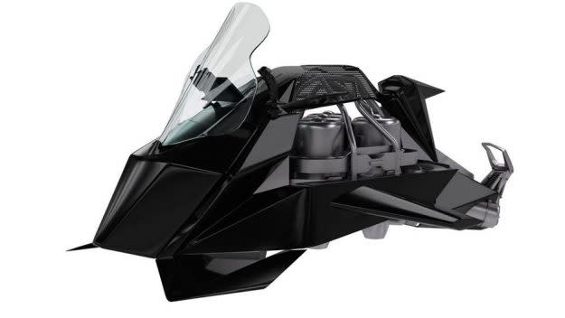 Una foto del modello The Speeder, progettato dall’azienda JetPack Aviation