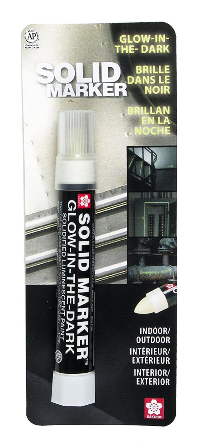 Solid Marker, Solidified Luminescent Paint Stick - Glow-in-the-Dark
