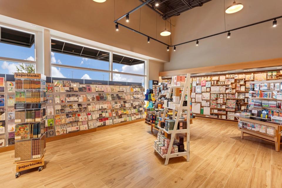 Barnes & Noble has unveiled a new store design, which the company says features book rooms with new furniture to create a "curated, cozy, and welcoming space for communities to work, read and browse." The pictures, supplied by Barnes & Noble, are from a recently opened store in Blue Springs, Missouri.