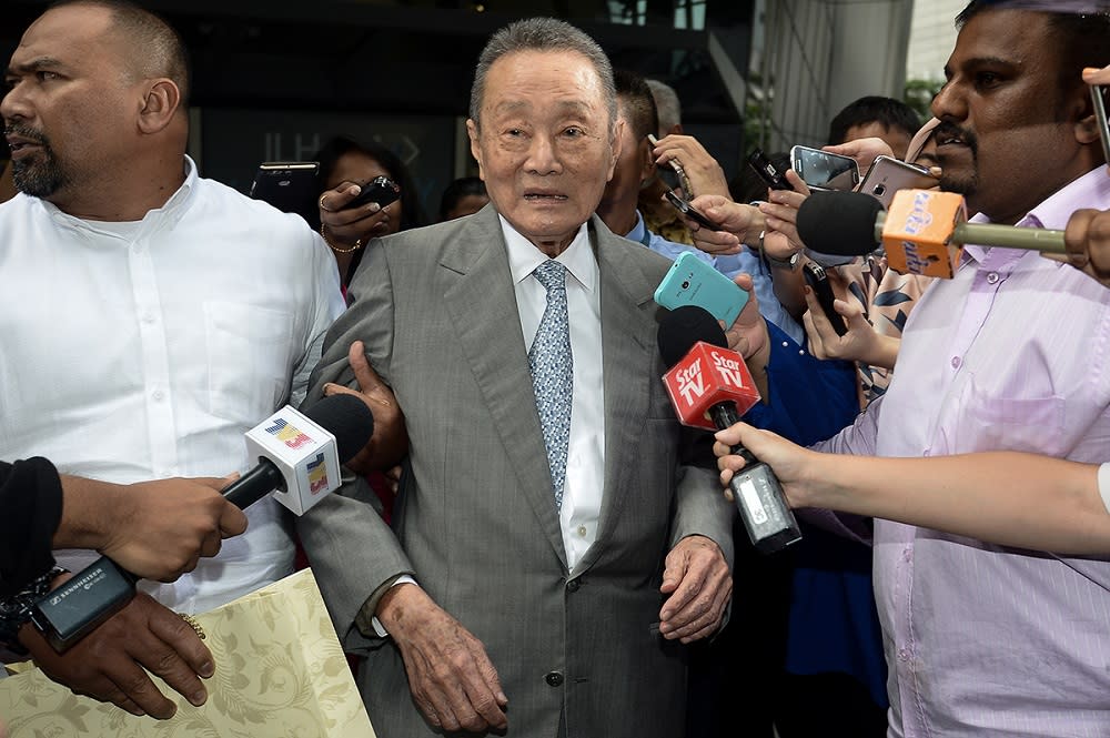 ‘Sugar King’ Robert Kuok is now the world's 171st richest man compared to his position of 141 in 2020. — File picture by Mukhriz Hazim