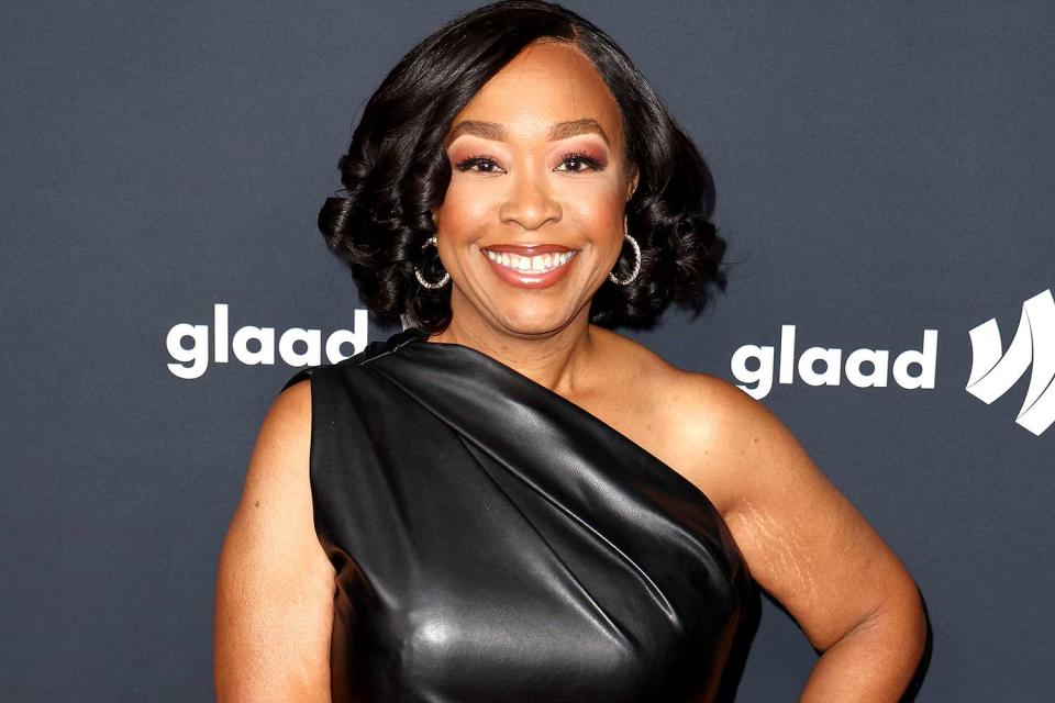 <p>Joe Scarnici/Getty Images</p> Shonda Rhimes attends the 35th GLAAD Media Awards - Los Angeles at The Beverly Hilton on March 14, 2024 in Beverly Hills, California.