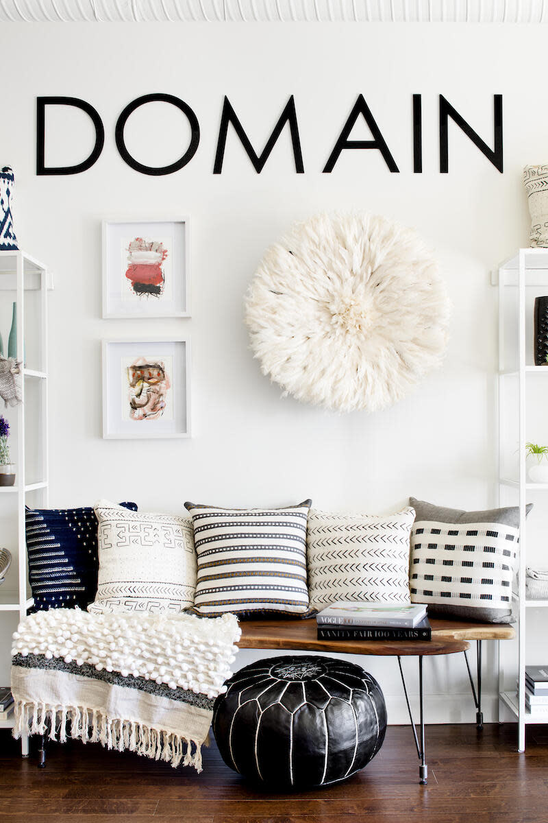 Vase, jewelry and blankets are the most popular items at Domain