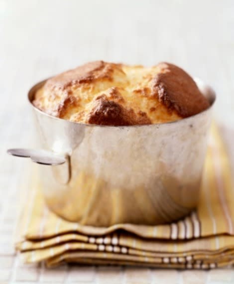 This cheese souffle is gorgeous.