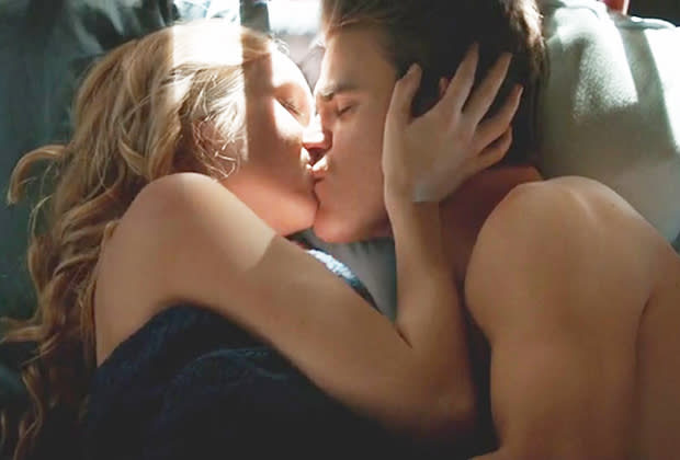 Stefan & Caroline Kiss On 'The Vampire Diaries,' So Where Does