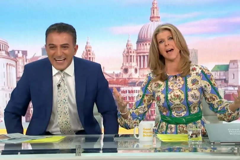 Kate Garraway and Adil Ray