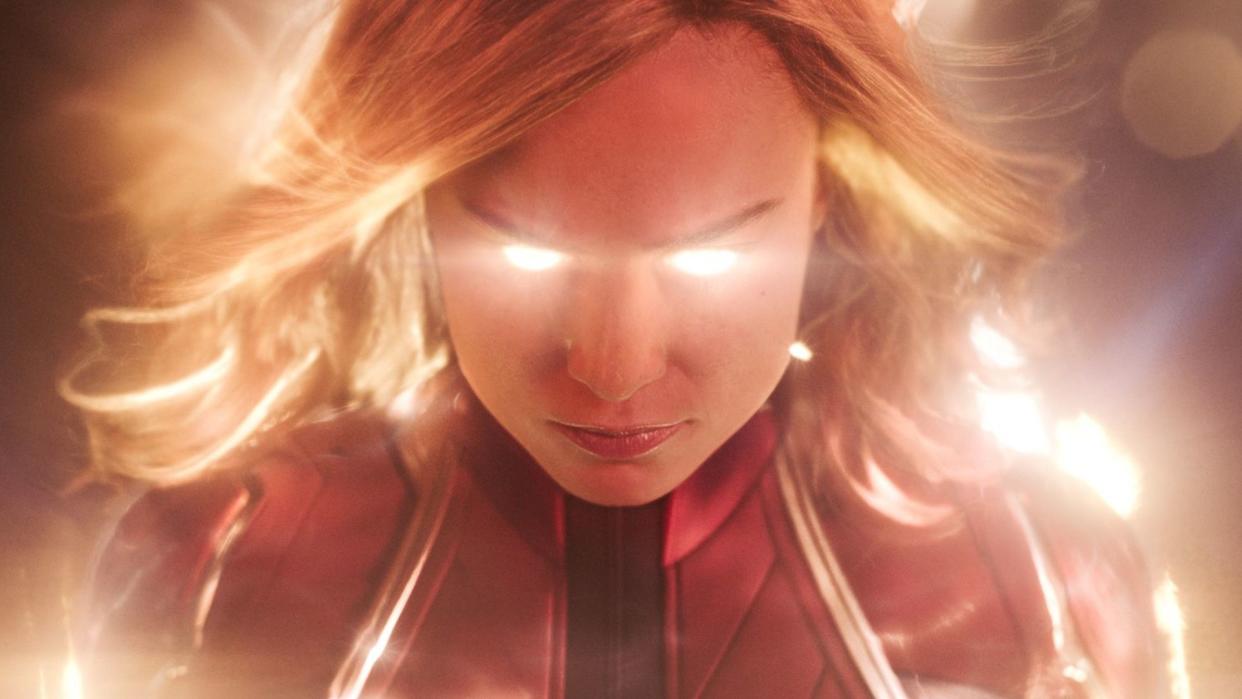 Captain Marvel film with Brie Larson in 2019