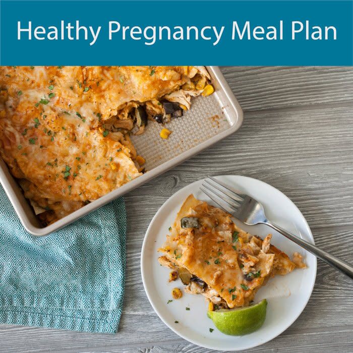 1-Day Healthy-Pregnancy Meal Plan: 2,200 Calories
