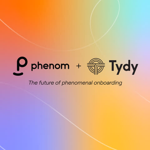 Phenom übernimmt Tydy, ein HR-Technologie-Unternehmen, das sich auf die Bereitstellung außergewöhnlicher Preboarding- und Onboarding-Lösungen für Mitarbeitende vom Einstellungsprozess bis zum Ruhestand spezialisiert hat. Die fünfte Übernahme und Ergänzung des Portfolios der Intelligent Talent Experience-Plattform stärkt Phenoms Vision, die Zeit bis zur Produktivität der Mitarbeitenden zu verkürzen und gleichzeitig effiziente Prozesse für HR-Experten zu schaffen – alles über eine einzige Plattform. (Photo: Business Wire)