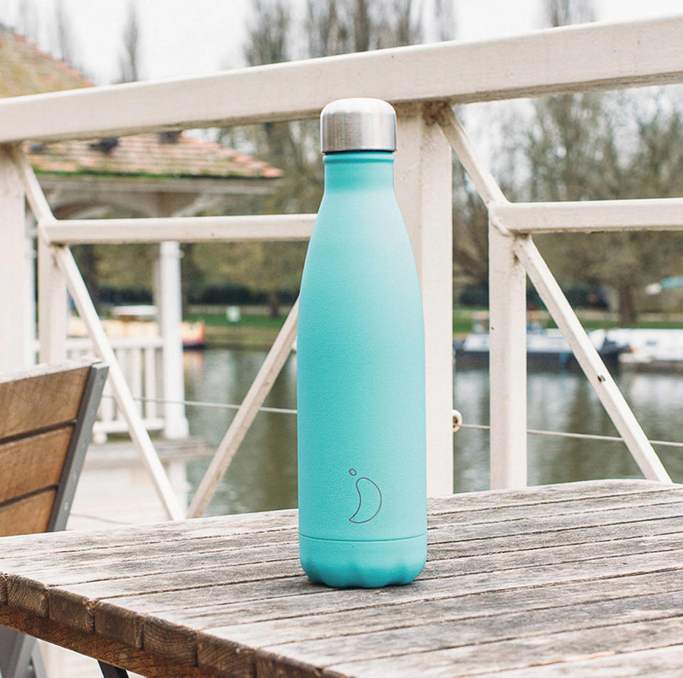 Reusable water bottles are growing in popularity. [Photo: John Lewis]