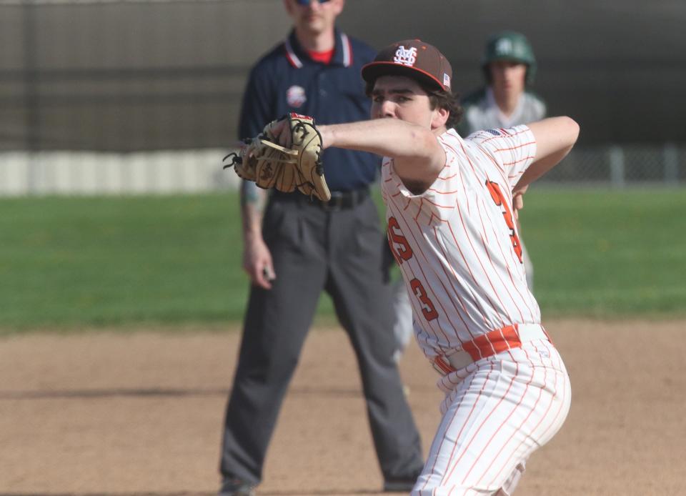 Mansfield Senior's Joshua Malone struck out 12 batters in the Tygers' 2-1 extra-inning loss to Madison on Tuesday night.