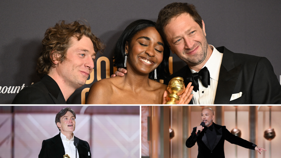 Golden Globe Awards 2024: 'Oppenheimer,' 'Beef,' 'The Bear,' 'Poor Things' win big, Jo Koy takes a jab at Taylor Swift (Getty Images)