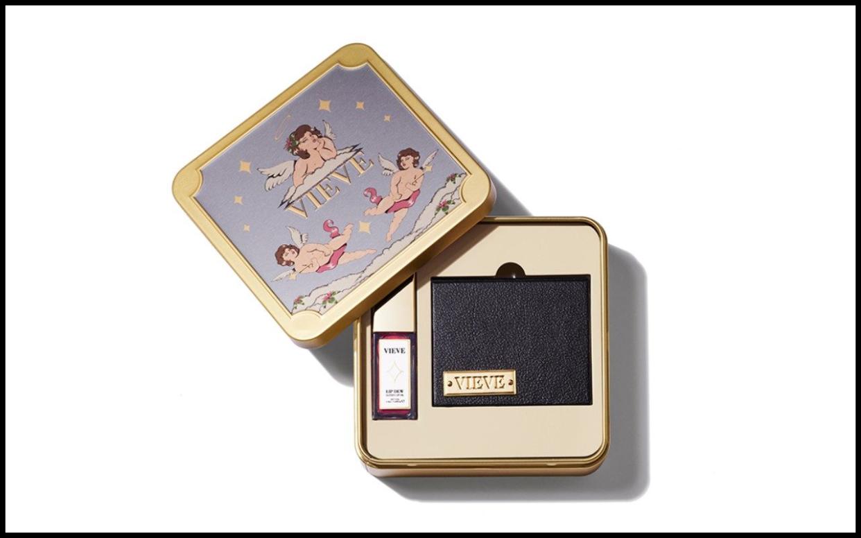 Vieve Treasure Tin in Cherub best beauty gifts for Christmas