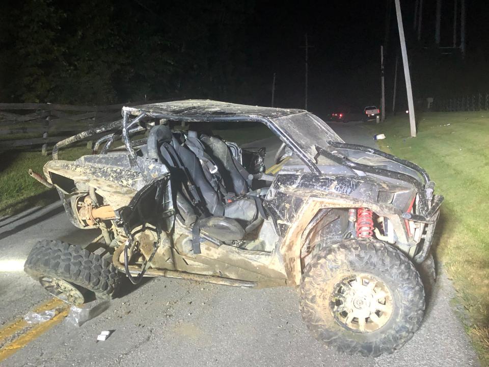 Monroe Fire Protection District responded to a rollover crash involving a utility vehicle on July 4, 2022.