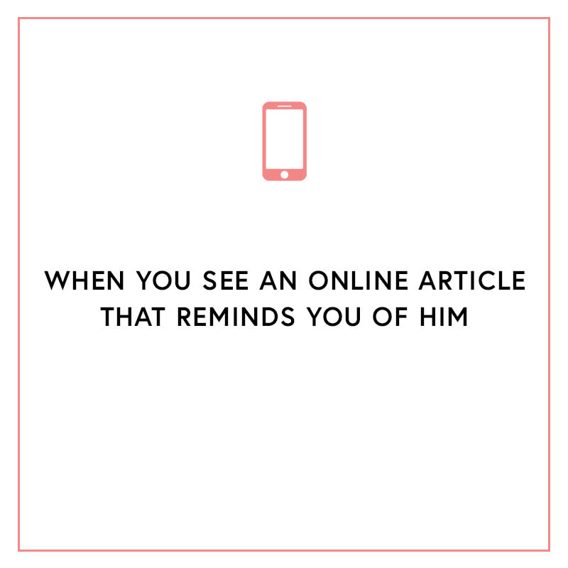 <p>Again, this one is okay to do if you're in a relationship, but it is not okay under any other circumstances. Someone you've just started seeing does not want to receive an article entitled "<a rel="nofollow noopener" href="https://www.bustle.com/articles/190802-7-questions-for-bonding-with-your-partner" target="_blank" data-ylk="slk:7 Questions For Bonding With Your Partner;elm:context_link;itc:0;sec:content-canvas" class="link ">7 Questions For Bonding With Your Partner</a>." Someone you used to see does not want to receive an article entitled "<a rel="nofollow noopener" href="http://elitedaily.com/dating/dating-someone-stupid/1668594/" target="_blank" data-ylk="slk:16 People Confess The Moment They Realized They Were Dating An Idiot;elm:context_link;itc:0;sec:content-canvas" class="link ">16 People Confess The Moment They Realized They Were Dating An Idiot</a>," even if the thought of sending it <em>is</em> pretty hilarious. Note: If you're thinking of sending this article (on when not to text) to the person you're seeing or used to see with a note which reads, "LOL, I do all of these!" just, don't.</p>