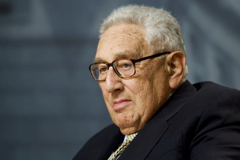 Former U.S. Secretary of State Henry A. Kissinger made a surprised trip to China this week. File Photo Patrick D. McDermott/UPI