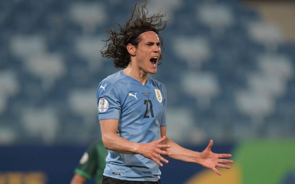 Edinson Cavani – Edinson Cavani questions Premier League decision to block release of 60 players for World Cup qualifiers can settle the club-versus-country crisis - GETTY IMAGES