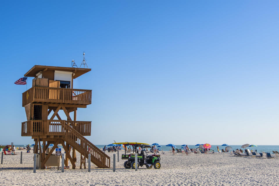 Beach view on Anna Maria Island