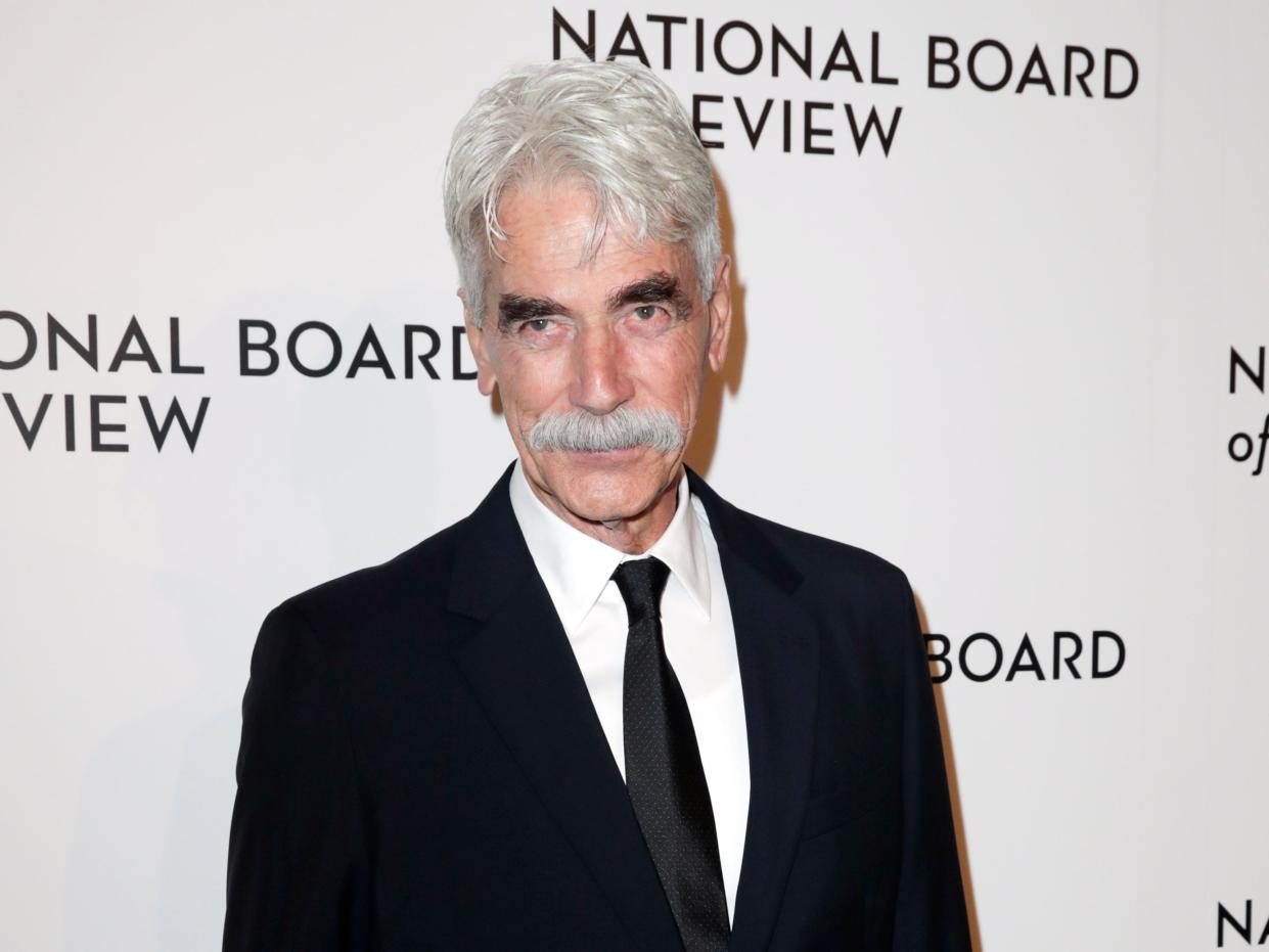 Actor Sam Elliott narrated latest Joe Biden campaign ad  (EPA)