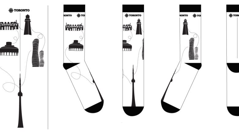 New GTA-themed sock captures architectural gems from Oshawa to Oakville