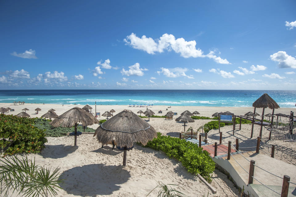 It might be too crowded a place for spring break, but Cancun is one of <a href="http://www.huffingtonpost.com/2014/10/14/where-to-go-in-mexico_n_5952692.html">Mexico's most gorgeous spots</a>, and with family-friendly all-inclusive resorts that will keep everyone happy, what's not to love?