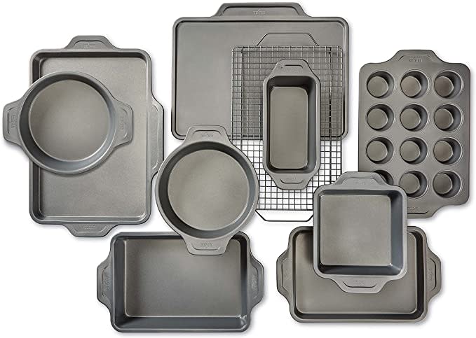 bakeware sets all clad pro release nonstick