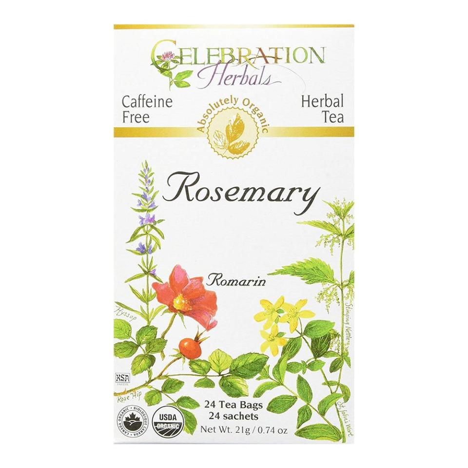 3) Celebration Herbals Organic Rosemary Leaf Tea