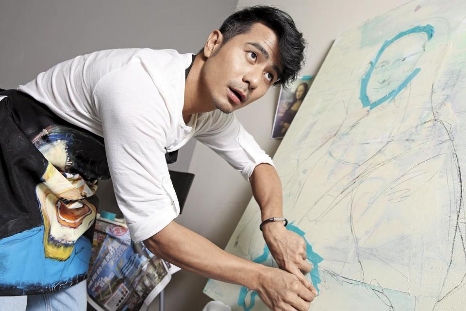 郭彥甫為了理想，決心轉型當畫家，過了兩年零收入的窮日子。