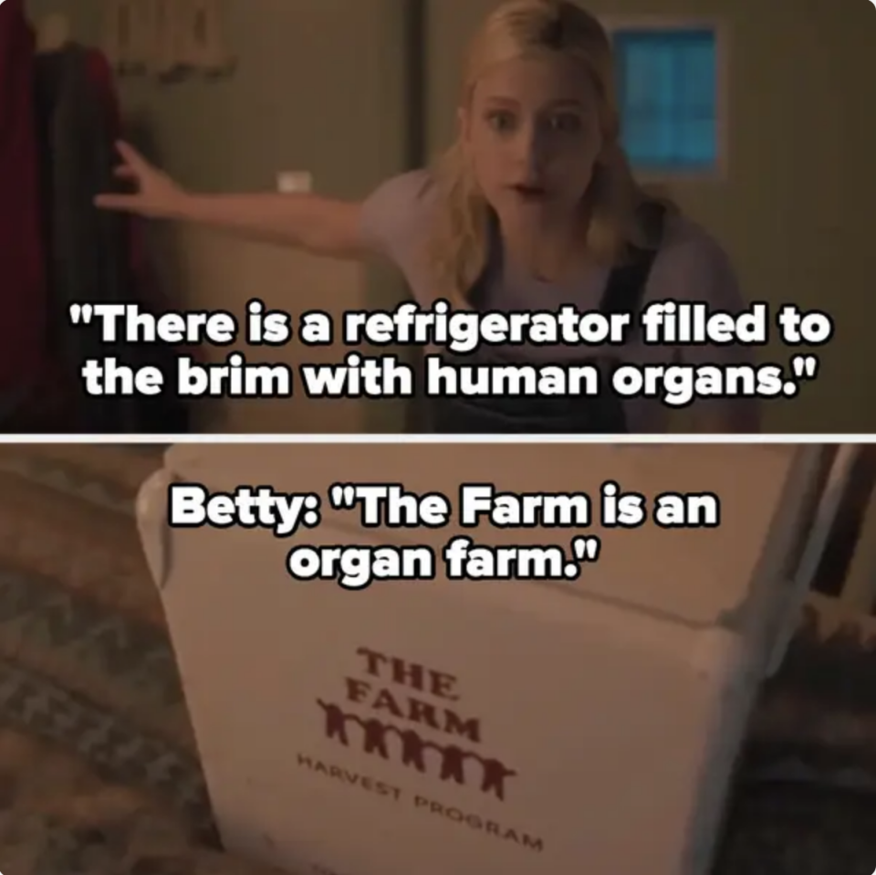 Betty talking about an organ farm