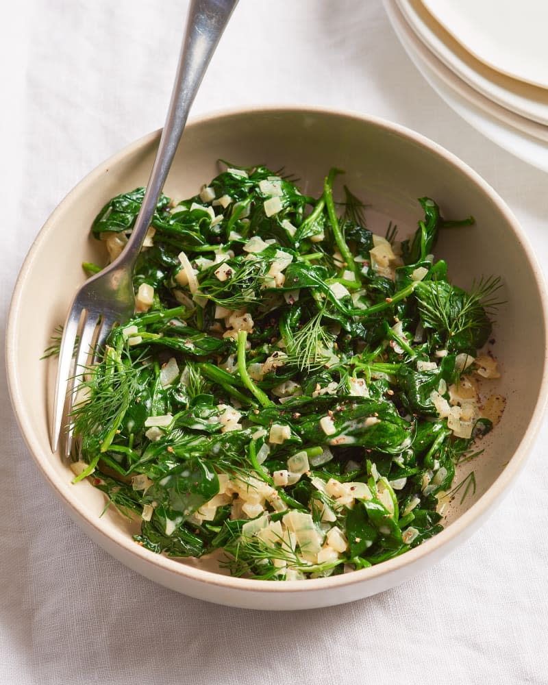 Creamy Spinach with Dill