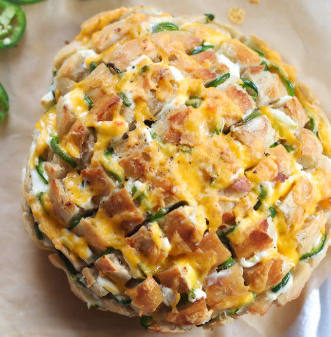 Jalapeno Popper Pull-Apart Bread