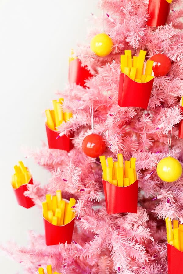 diy french fries ornament christmas gifts