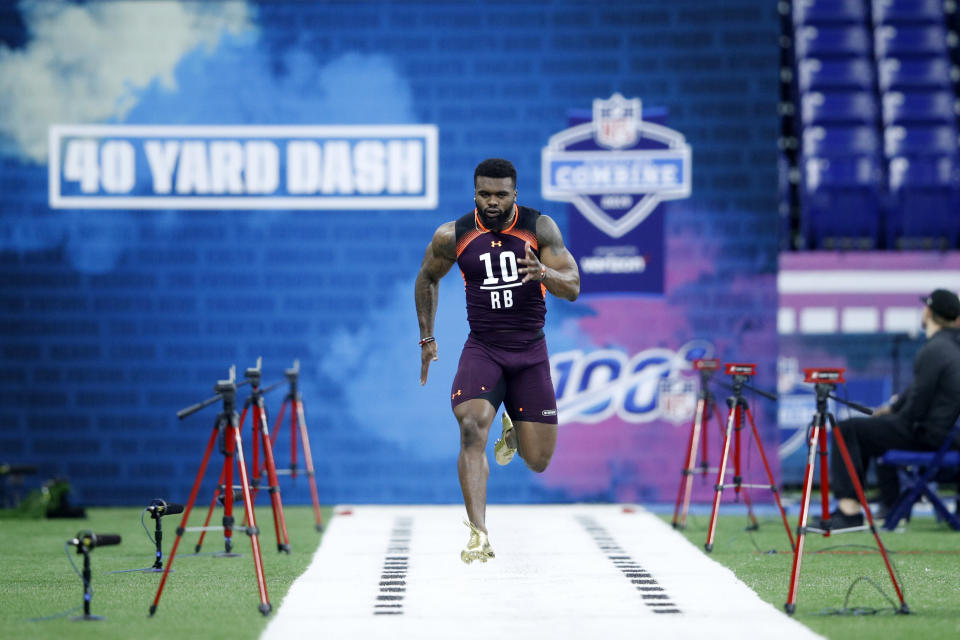 The 40 time haunts Elijah Holyfield, but will it define him? (Getty)