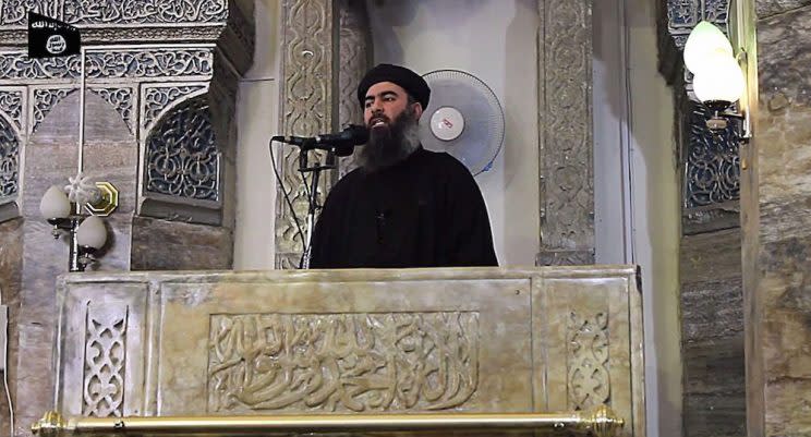 Abu Bakr al-Baghdadi has been reported dead several times before so the news has been met with scepticism (Sipa Press/REX/Shutterstock)