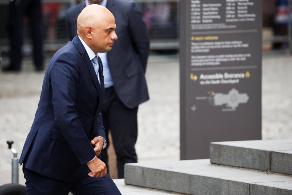 Secretary of State for Health and Social Care Sajid Javid (REUTERS)