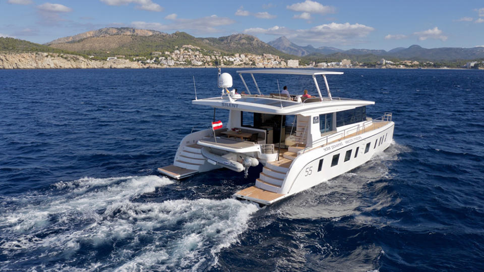 Silent Yachts new solar-powered catamaran Silent-55