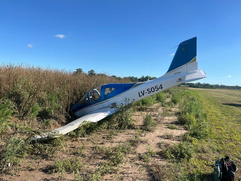 Una avioneta se accidentó en el aeródromo de Zárate
