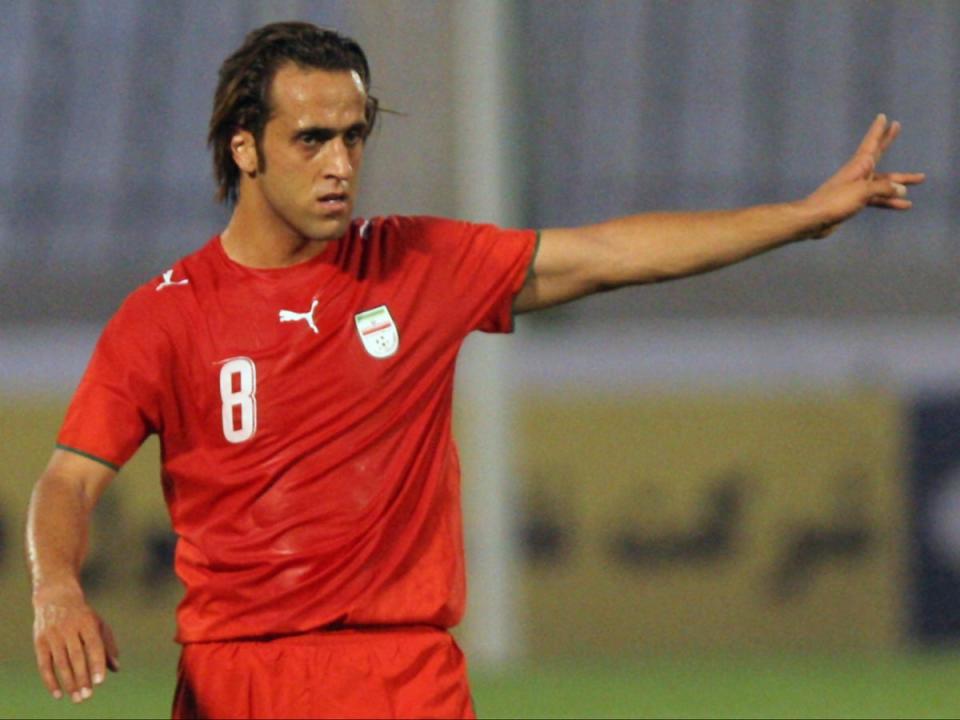 Ali Karimi played 127 times for the Iranian national team  (AFP via Getty Images)
