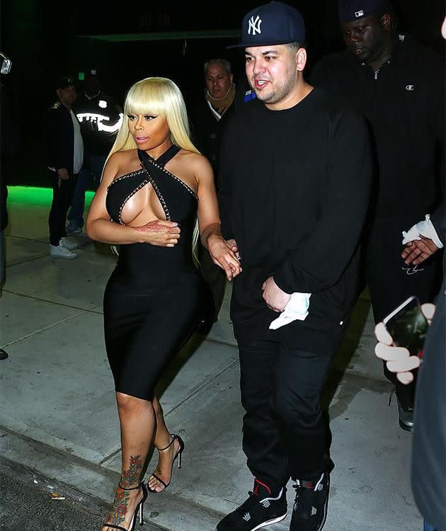 Rob and Blac on date night. Photo: Getty