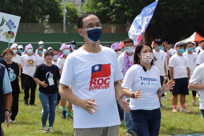 國民黨主席朱立倫盼緩和兩岸對立風險。（蔡明亘攝）