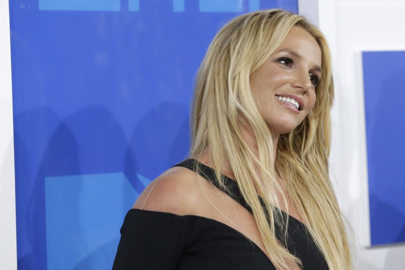Britney Spears attends the MTV Video Music Awards in 2016. File Photo by John Angelillo/UPI