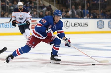 NHL: Edmonton Oilers at New York Rangers