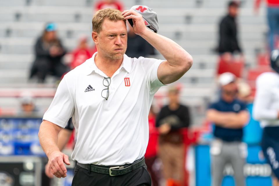 Nebraska coach Scott Frost was fired Sunday, a day after the Cornhuskers lost to Georgia Southern, 45-42.