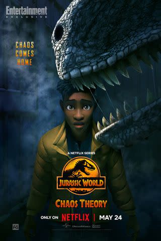 <p>NETFLIX</p> The poster for 'Jurassic World: Chaos Theory'