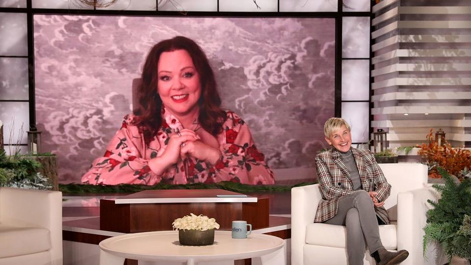 Melissa McCarthy makes an appearance on “The Ellen DeGeneres Show”