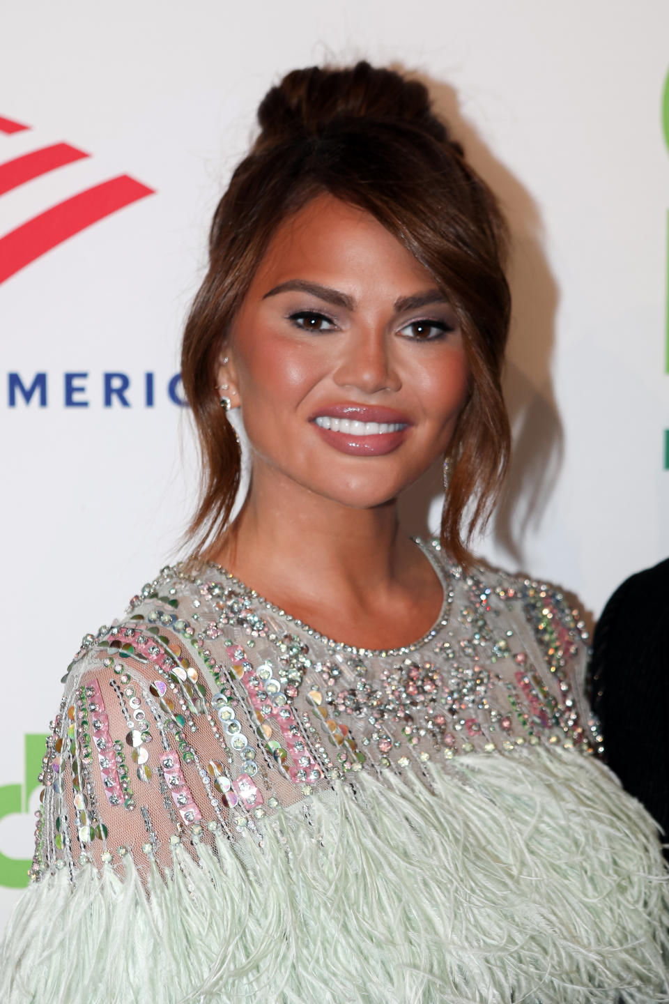 Closeup of Chrissy Teigen